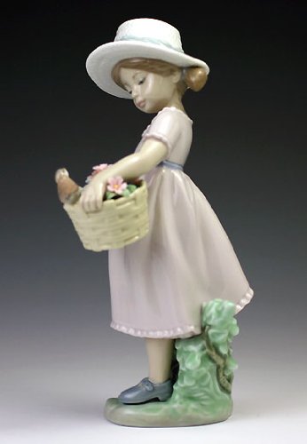 Amazon.co.jp: リヤドロ(Lladro) 花と少女 可愛いお友達 #6826