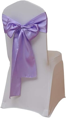 25 cintas decorativas para sillas de boda, lazos de satén para silla de boda, lazos para ferias comerciales, eventos de Navidad, baby shower, fiesta