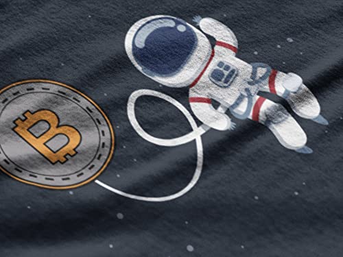 Women's Graphic T-Shirt Bitcoin to The Moon HODL BTC Crypto Funny Eco-Friendly Limited Edition Short Sleeve - Image 5