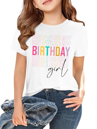Birthday Girls Shirt Its Me Hi I'm The Birthday Girls Its Me T-Shirt Party Tees Kids Casual Short Sleeve Top 8-15 Year Old