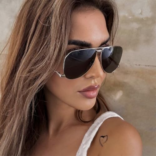Sunglasses UV400 Protection | Metal Hinges Colorful Lens | for Women Men Outdoor Sports & Driving3