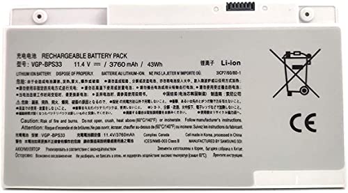 La mejor selección de Jes14w de esta semana. 43 GUAOPKB BPS33 笔记本电脑电池 Compatible for Sony VAIO SVT-14 SVT-15 T14 T15 Touchscreen Ultrabooks VGP-BPS33 (11.4V 3760MAH 43WH)