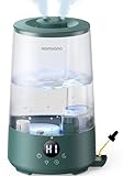 Homvana Umidificatore per camera da letto, 3,6 l, 360° Cool Mist 34H, durevole, silenzioso, 16 dB (SilentSpary), piccolo, cameretta dei bambini, senza BPA, diffusore di aromi per piante, luce notturna