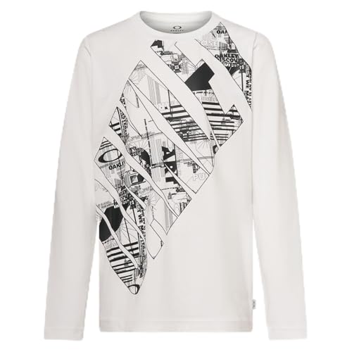 Oakley (�I�[�N���[) T�V���c BOLD TEE YTR QD LS 9.0 WHITE (�z���C�g) �q�� XS �T�C�Y(130 cm ����) FOA407708_100XS
