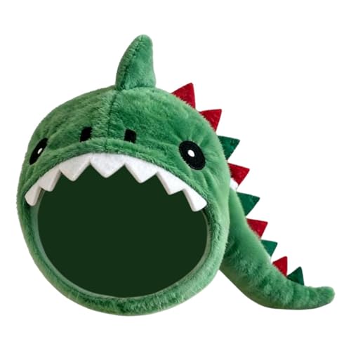 Cat Hat - Adjustable Dinosaur Costume Headwear for Pets, Cute Cosplay Party Prop Design Soft Lightweight Fit, Elastic Secure Str