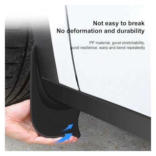 Guardabarros de TPE para Tesla Model Y con diseño suave y antinieve 6