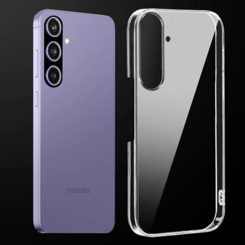 Image of DIZORO Compatible with Samsung Galaxy A26 5G Back Cover Case Clear,[ Anti - Yellow /Yellowing ][Military Grade Protection] Hard PC Back Cover Transparent