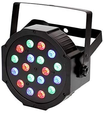 18W Par LED DMX Projecteur led lumiere de scene Jeu de Lumi¨¨re 18 LED Commande Sonore/Musique Projecteur soir¨¦e boule disco lumi¨¦re dj pour Anniversaire Mariage