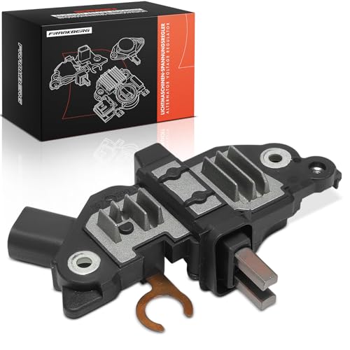 Frankberg Alternator Voltage Regulator Car Generator 2-Pin Compatible with Zafira A MPV T98 Astra G Cabriolet T98 Astra G Coupe T98 Vectra C Caravan Z02 Replace# 23106
