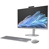 HP OmniStudio 27-cs0077ng X All-in-One KI PC | 27 Zoll Entspiegeltes UHD-Display | Intel Core Ultra 7 155H | 32 GB DDR5-SDRAM | 2 TB SSD | Intel Arc Graphics | Windows 11 Home | QWERTZ | Silber