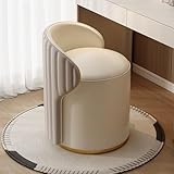 Mousse haute résilience, rétention de forme durable : le tabouret rond est rempli de mousse haute résilience, assurant qu'il résiste à l'affaissement et à la déformation au fil du temps. Le coussin de siège épais améliore non seulement le confort, mais augmente également la longévité du tabouret, gardant son apparence et sa fonctionnalité fraîches au fil du temps.