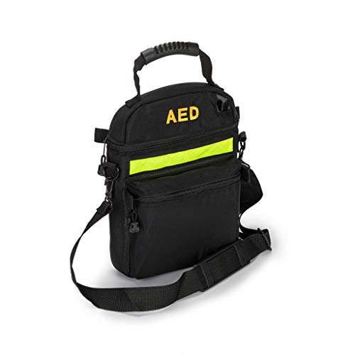 Image of First Aid Bag AED Medical 1st Aid Empty Rescue Defibrillator First Responder Bags for Emergency Critical Healthcare Protection (Bag Only) (Black)