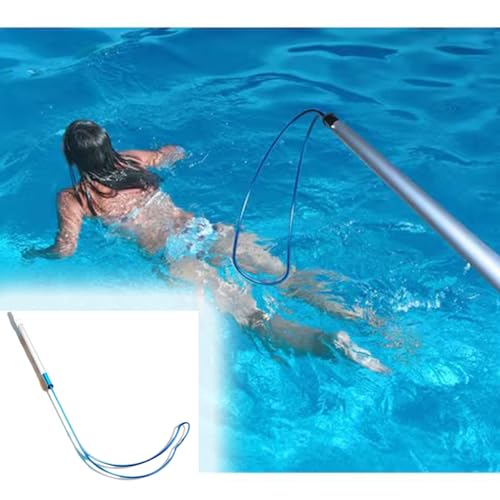 Oracra Swimming Pools Emergency Safety Hook, Commercial Aluminum Rescue Equipment/Life-Saving Tool, 1.2-3.0m Preserving Telescopic Poles for Drowning