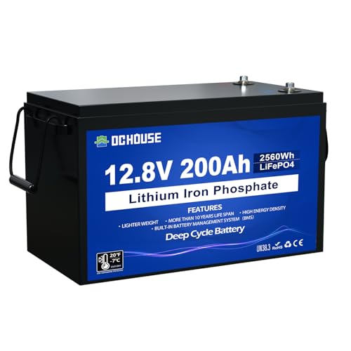 【Gestione batteria】: 200A BMS, protegge la batteria da sovraccarico e scarica, sovracorrente, cortocircuito, bassa temperatura e effetti di alta temperatura. In situazioni di emergenza, la gestione della batteria spegnerà automaticamente la batteria e la tensione scenderà sotto 1V.