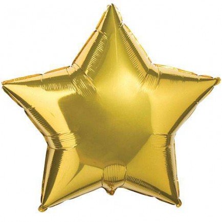 Theme My Party Happy Birthday Foil, Two Gold Star Foil & Gold White Latex Balloons for Birthday Decoration - Image 5 thumbnail