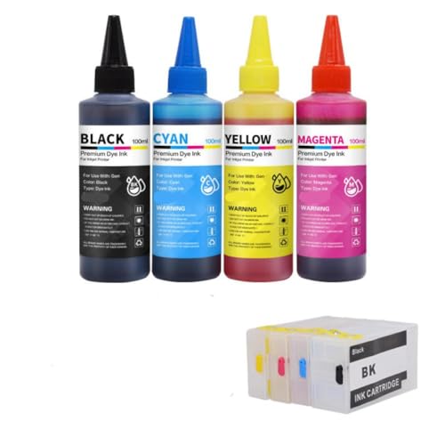 Cartouche d'encre PGI 1400 XL avec 4 bouteilles de 100 ML pour imprimante MAXIFY