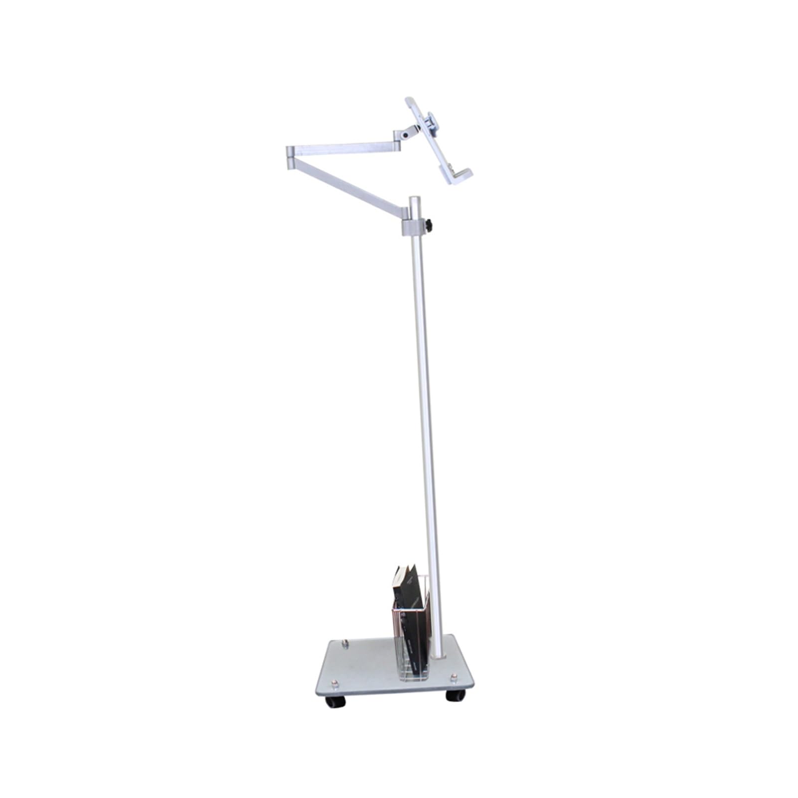 Soporte robusto for libros con ruedas, soporte for libros de cocina