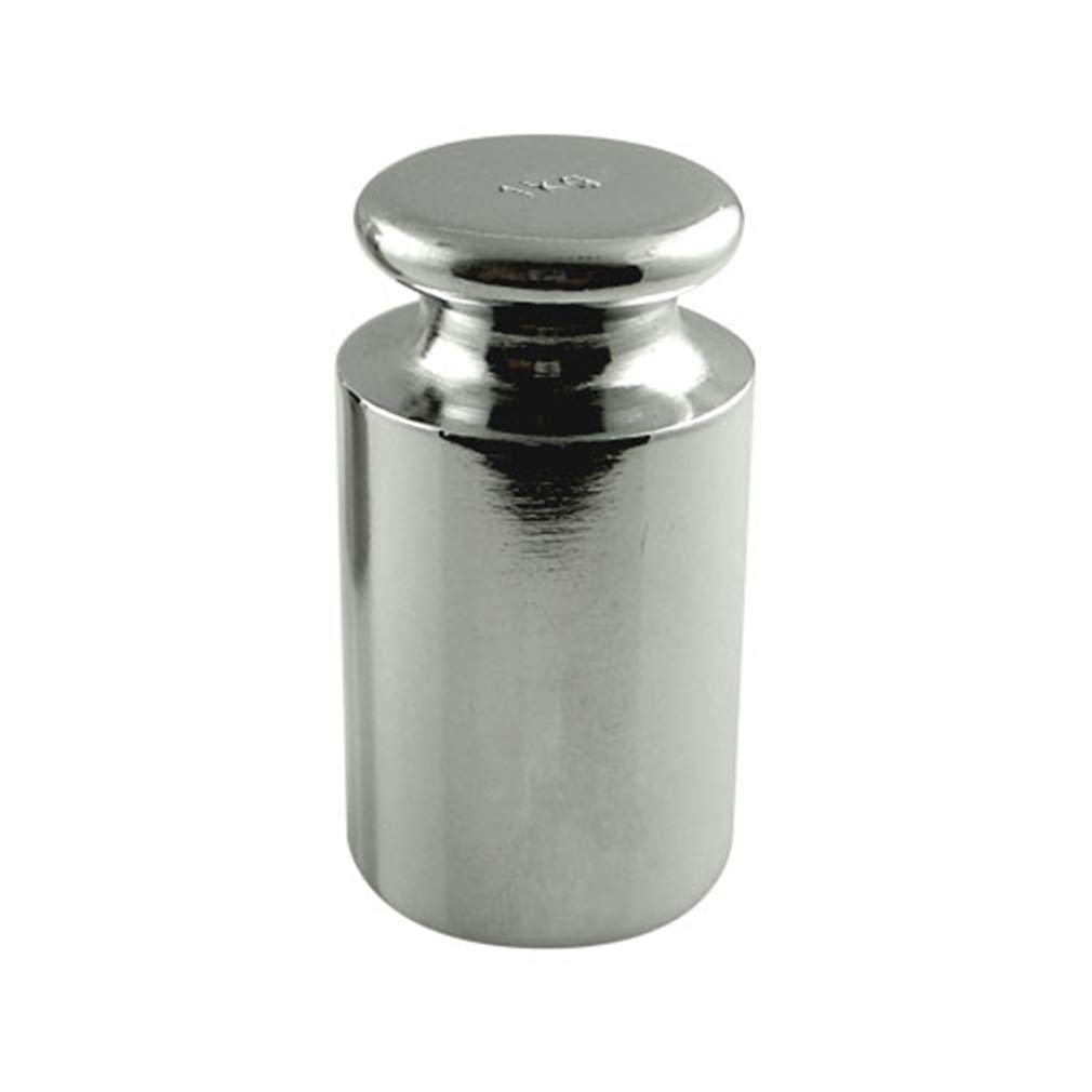 American Weigh Scales Calibration Weight for AWS Digital Scale, Chrome Plated, Carbon Steel, Chrome Finish, 1000G (1KGWGT)