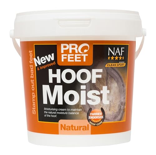 NAF Profeet Hoof Moist Natural 900 g – Apósito hidratante para pezuñas para Caballos – Mantiene la Humedad y flexibilidad de la pezuña – con aceites Naturales para el Cuidado Diario de Las pezuñas