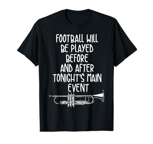 Cool Football Marching Band Funny Trumpet Gift For Men Women T-Shirt