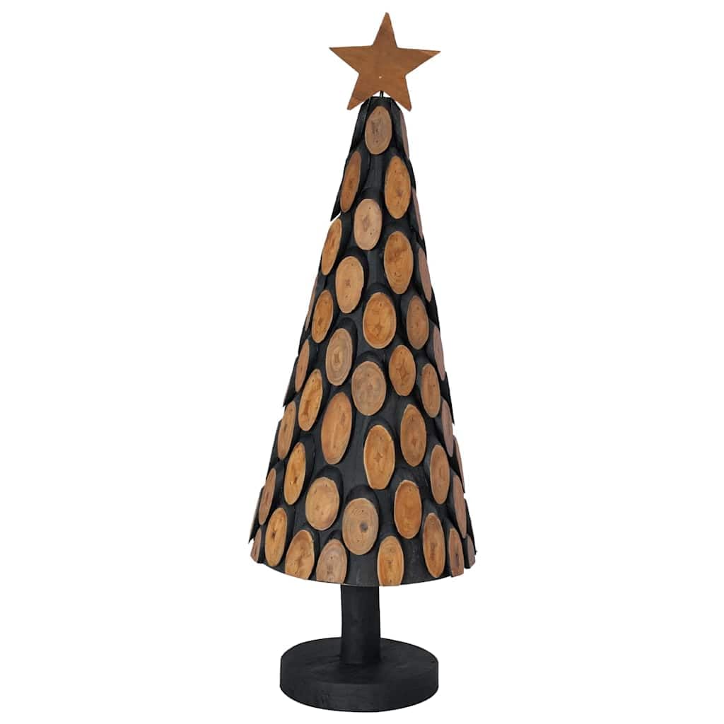Árbol de Navidad Madera Teca 90 cm Marrón