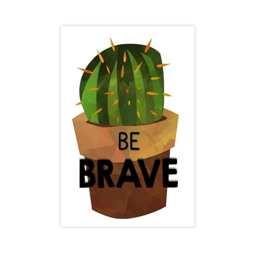 Affiches inspirantes cactus sur toile, le cadeau déco parfait pour un bureau