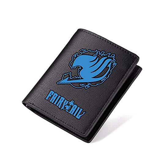 Anime Men's Short Wallet Bifold Pu Leather With Credit Card Slots