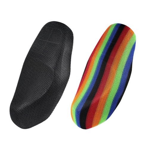 Funda de asiento de malla para moto scooter red transpirable 7