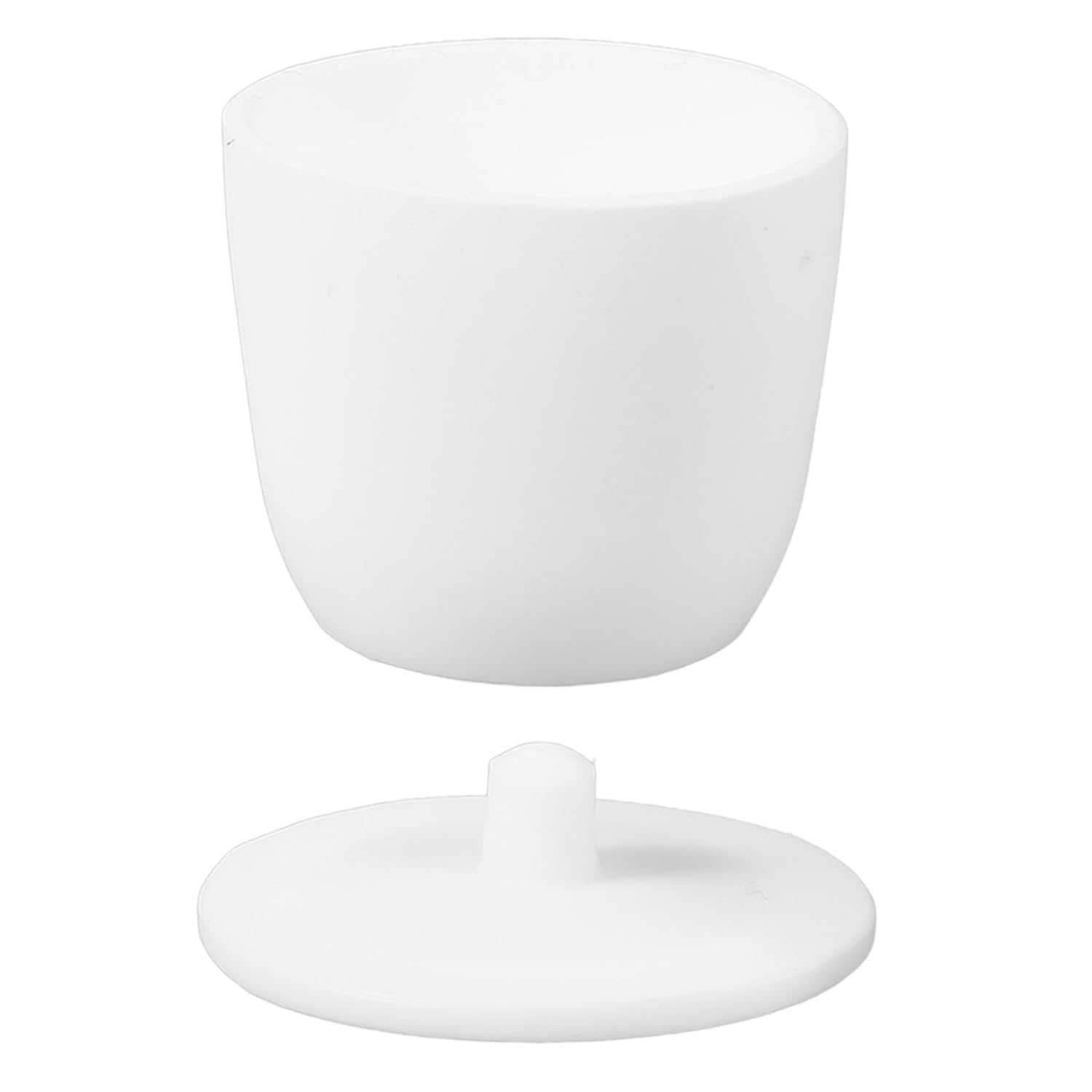 PTFE Crucible with Lid for Labs Laboratory Tool for High-Temperature Applications Non-Stick for Easy Cleaning for Melting and Casting Supplies