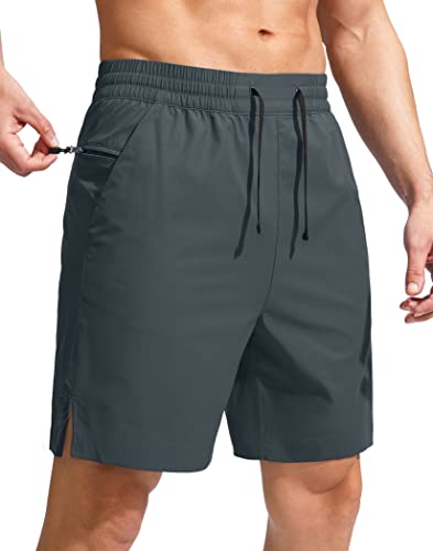 G Gradual Men's Swim Trunks Quick Dry Bathing Suit Beach Board Shorts for Men with Zipper Pockets and Mesh Lining