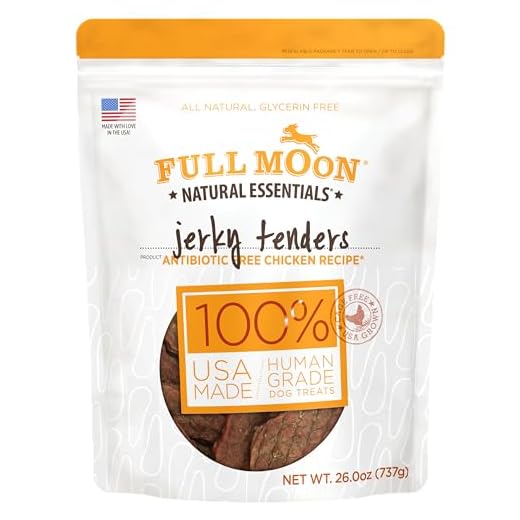 Full Moon Chicken Jerky Tenders Healthy All Natural Dog Treats Human Grade Made in USA 26 oz