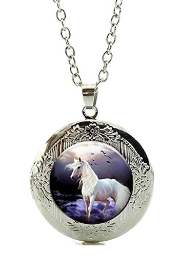 Merchandise for Fans Foto-Medaillon/Amulett für eigenes Foto mit Cabochon 20mm - Motiv: Pferd/Pferde (08) Cover
