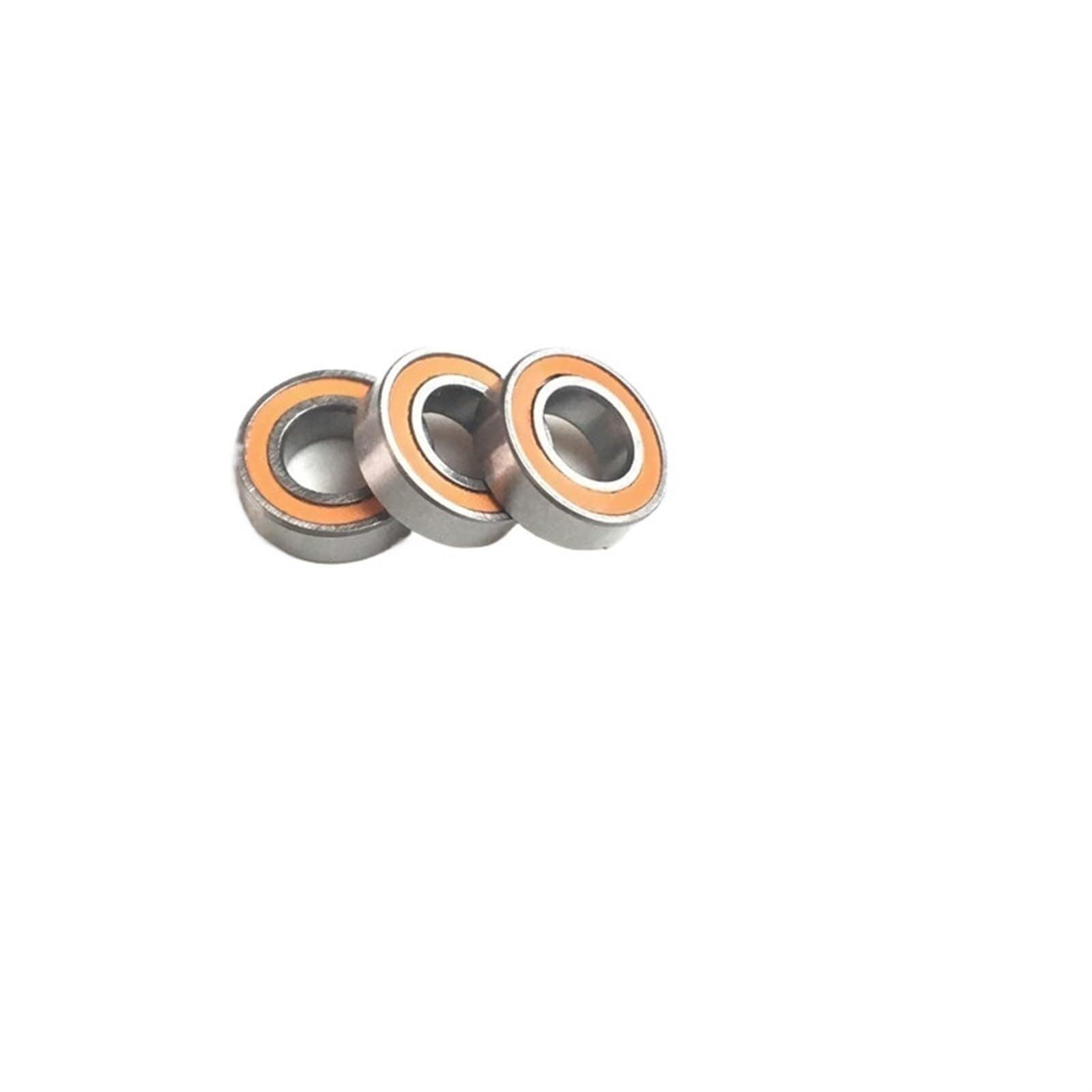 Gqnblvhzupdm One Color Industrial Shaft Bearings, Mr128rs Bearing 10Pcs 8X12x3.5 Mm Abec-3 Hobby Electric Rc Car Truck Mr128 Rs 2Rs Ball Bearings Mr128-2Rs Orange Sealed