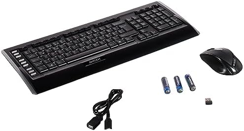 A4 Tech 9300F, Kablosuz Multimedya Q Türkçe Klavye ve V-Track 2000DPI Optik Mouse Set - Görsel 2