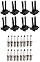 ENA Set of 8 Ignition Coil Pack and Set of 16 Iridium Spark Plug Compatible with Chrysler Dodge Jeep Ram Aspen Challenger Durango Commander Grand Cherokee 2500 3500 5.7L Replacement for UF504