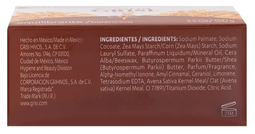 Grisi Oat Soap Cleansing Balancing Soap With Natural Oat Assists In Balancing Your Skin And Moisturizing It Delicate, 6-Pack Of 3.5 Oz Each Soap, 6 Soaps #TOP3