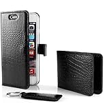 DESIGN: Lackleder, speziell geprägt, in Reptil-Muster.