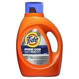 Tide Hygienic Clean Heavy 10x Duty Liquid Laundry Detergent, Original Scent, He Compatible, 59 Loads, 92 Fl Oz