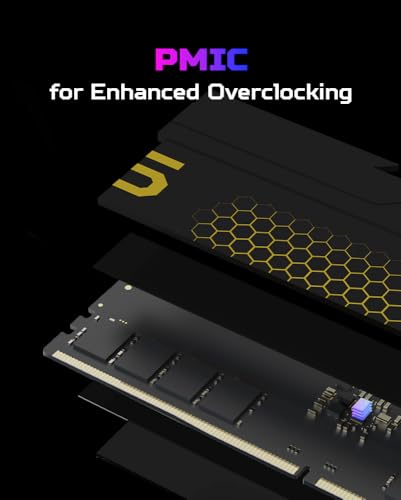 Image of Predator Hermes DDR5 RAM 48GB (24GBx2) 6000MHz CL28 PC5-48000 Intel XMP 3.0 AMD EXPO Compatible Computer Memory, Black - BL.9BWWR.661