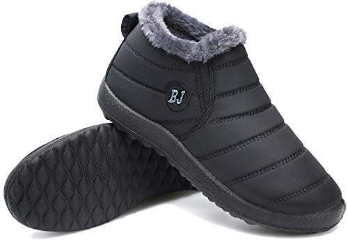 JOINFREE Winter Snow Boots for Women Men Anti-Skid House Shoes Ankle Boots Indoor Outdoor2