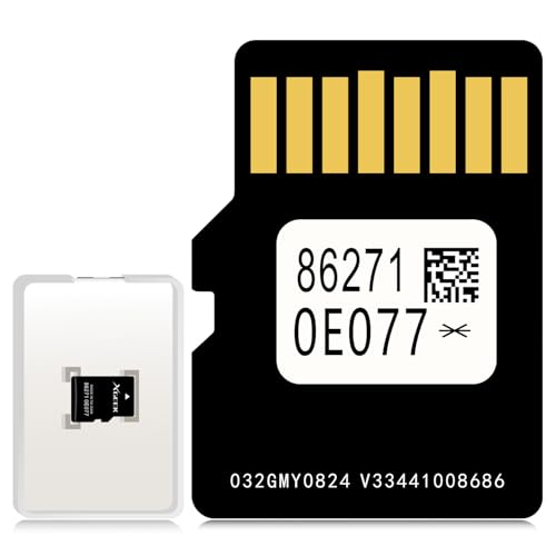 XGEEK Latest Navigation SD Card Map Update Accessories 86271 0E077 Compatible with Toyota Tacoma Highlander RAV4 Tundra 4Runner Sienna Prius Venza Mirai CorollaUSA/Canada