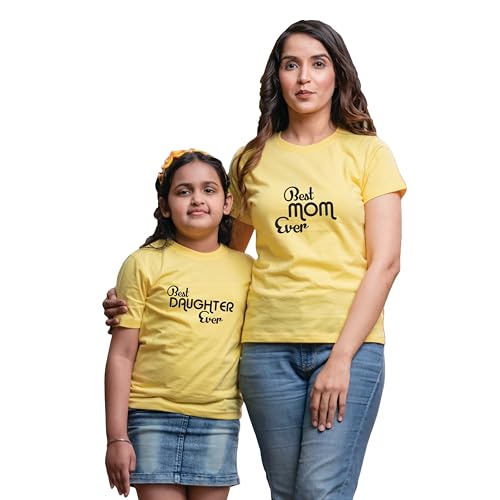 Image of Mom Daughter Combo T-Shirts Best Mom Ever Best Daughter Ever