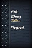  Eat sleep Tattoo Repeat: Luxury books notebook&Journal Tattoo Lovers / luxuryCarver Leather MalletTattoo Gift , (Silver and luxury Designs , Classic ... Diary, Composition Book), Lined Journal