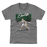 500 LEVEL Elisabetta Cocciaretto Tennis Youth Shirt (Tri Gray, 10-12Y Large)