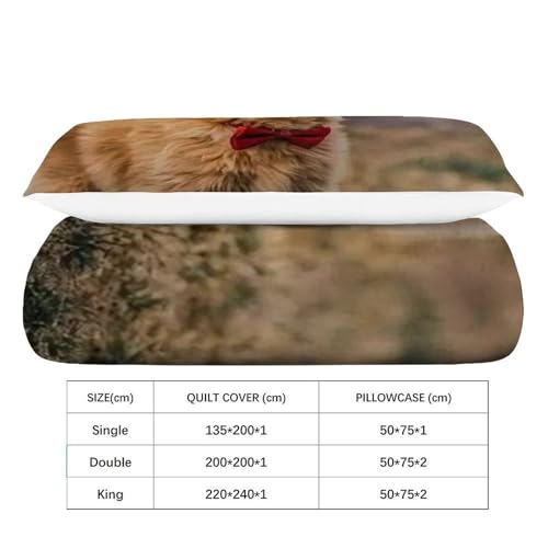 Housse de couette single chiots imprimé 3d haut de gamme en microfibre douce - 4