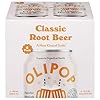 OLIPOP Prebiotic Soda Pop, Classic Root Beer, Prebiotics, Botanicals, Plant Fiber, 12 fl oz (4 Cans)