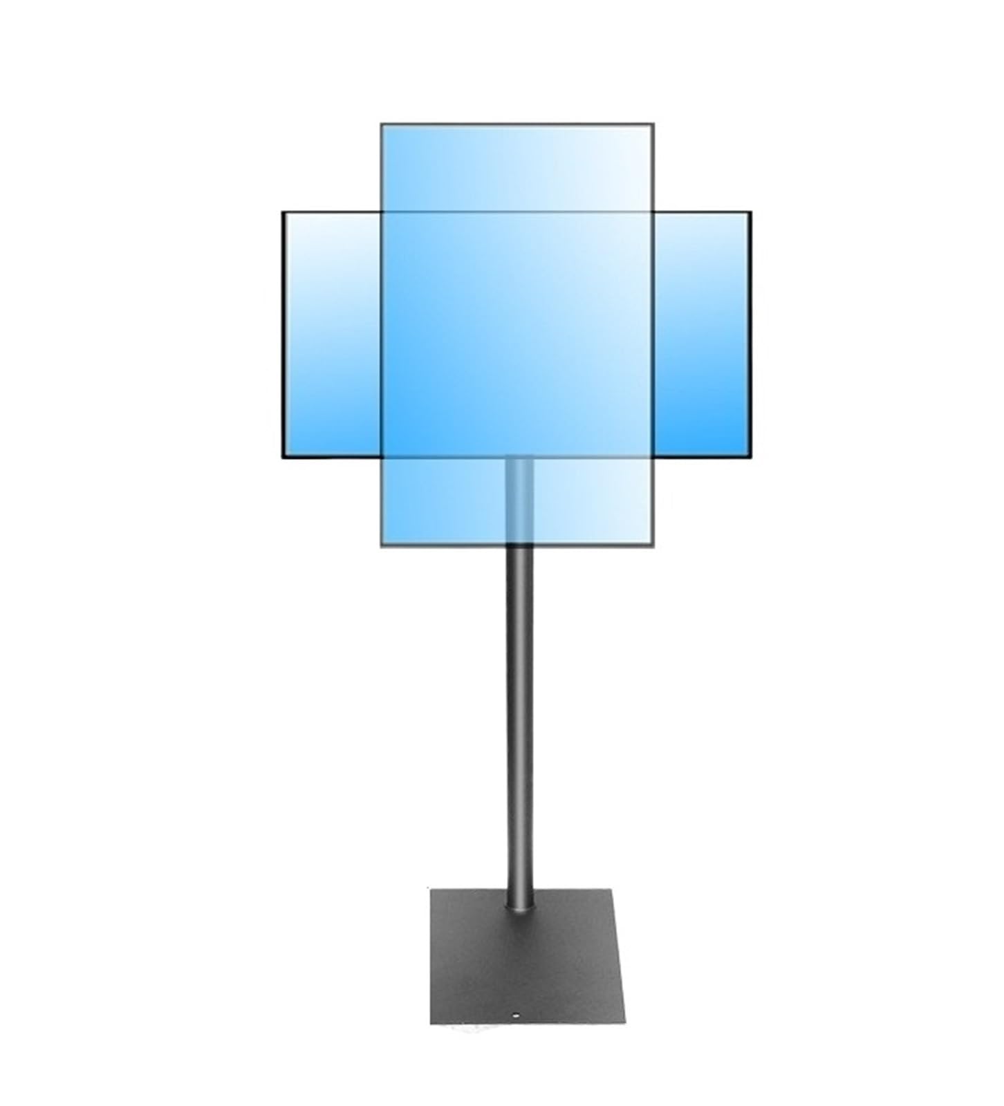 Ikpgbzxm One Color Floor-Standing Tv Stand With Hidden Monitor(99C-17-42In)