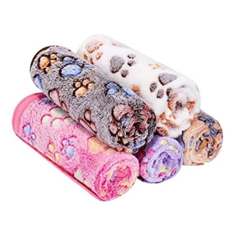 Snner Soft Coral Fleece Dog Blanket Cover