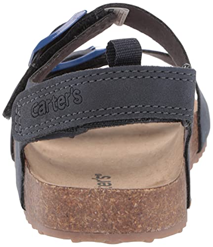 Carter's Boy's Aldus Sandal, Navy, 10 Toddler #TOP2