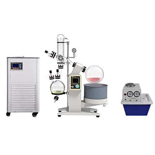 5L Rotary Evaporator Electric Lifting with Chiller and Pump Rotavap 5L Distillation Solven
